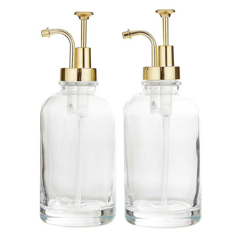Glass Coffee Syrup Dispenser Set of 2 - PRINZZESA BOUTIQUE