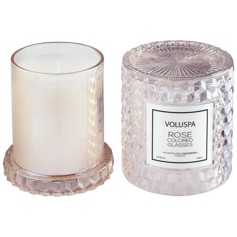 Rose Colored Glasses Cloche Candle - PRINZZESA BOUTIQUE