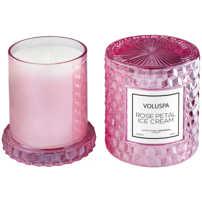 Rose Petal Ice Cream Cloche Candle - PRINZZESA BOUTIQUE