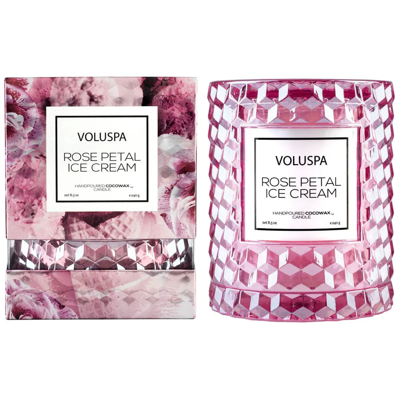 Rose Petal Ice Cream Cloche Candle - PRINZZESA BOUTIQUE