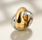 Rosys Favorite Statement Double Ring - PRINZZESA BOUTIQUE