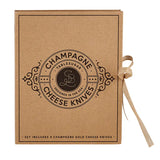 Royal - Champagne Gold Cheese Knives Set - PRINZZESA BOUTIQUE