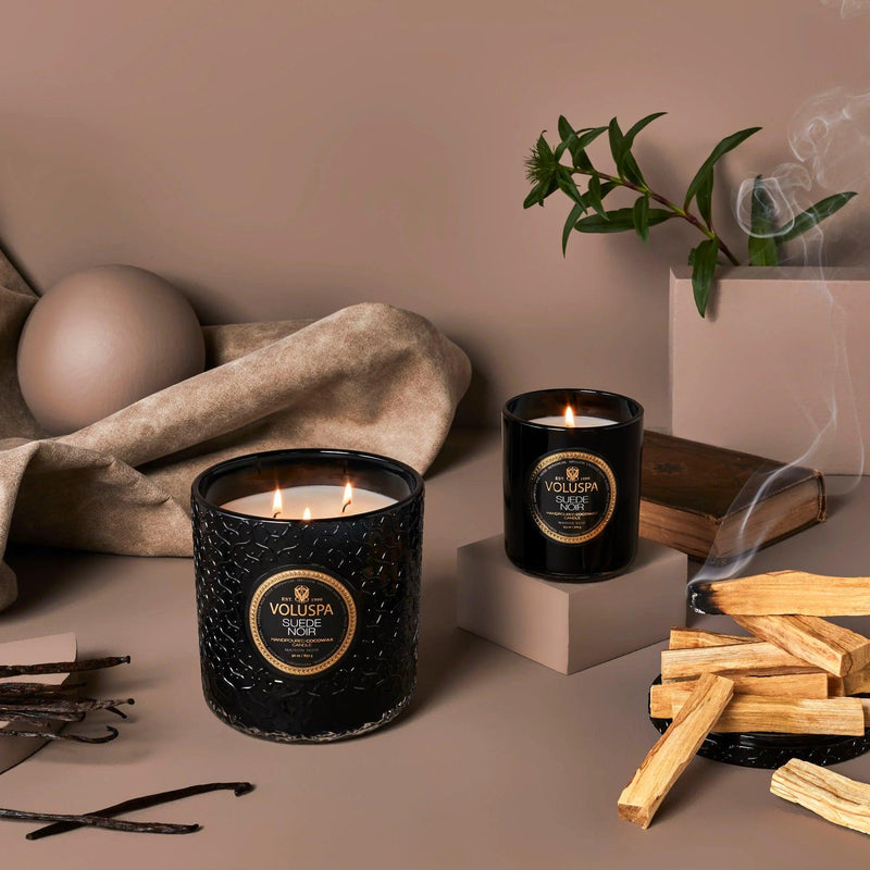 Suede Noir Luxe Candle