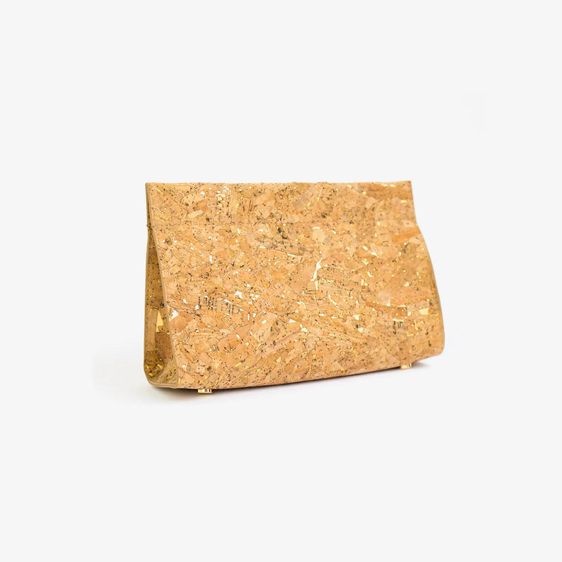 Sandwich Bag Clutch Cork Bag - PRINZZESA BOUTIQUE