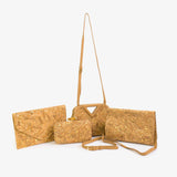 Sandwich Bag Clutch Cork Bag - PRINZZESA BOUTIQUE