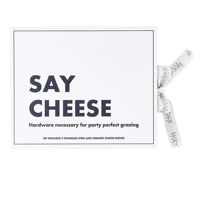 Say Cheese Ceramic Cheese Knives Book Box - PRINZZESA BOUTIQUE