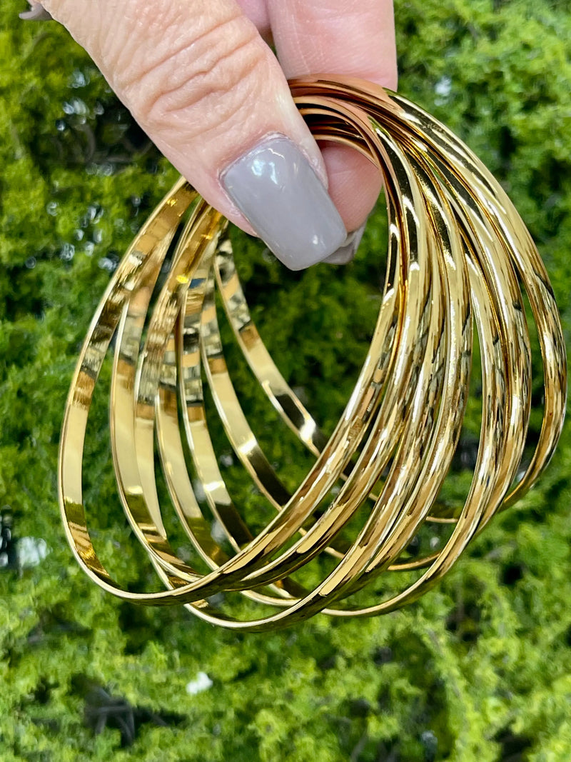 Semanario Gold Bangle Set - PRINZZESA BOUTIQUE