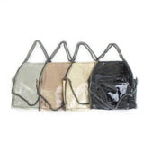 Stellar Metallic Chained Up Bag - PRINZZESA BOUTIQUE