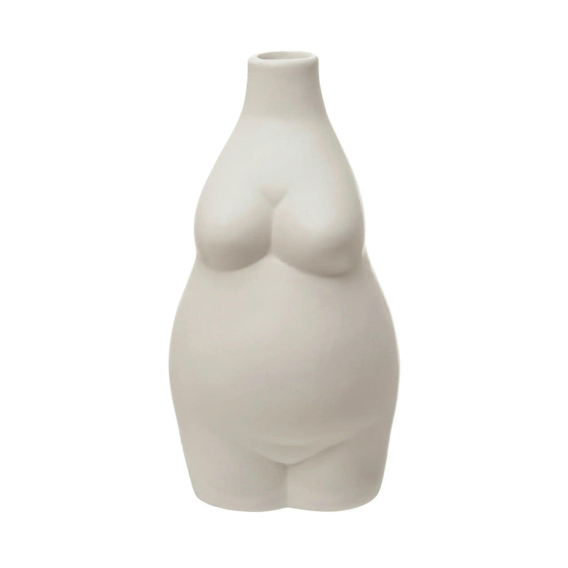 Stoneware Body Vase - PRINZZESA BOUTIQUE