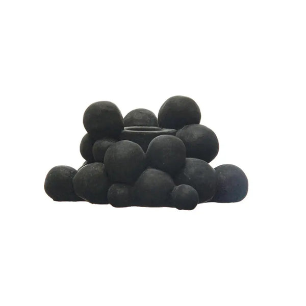 Stoneware Bubble Taper Holder - PRINZZESA BOUTIQUE