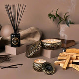 Suede Noir 3 Wick Tin Candle - PRINZZESA BOUTIQUE