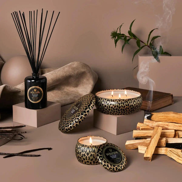 Suede Noir Reed Diffuser - PRINZZESA BOUTIQUE