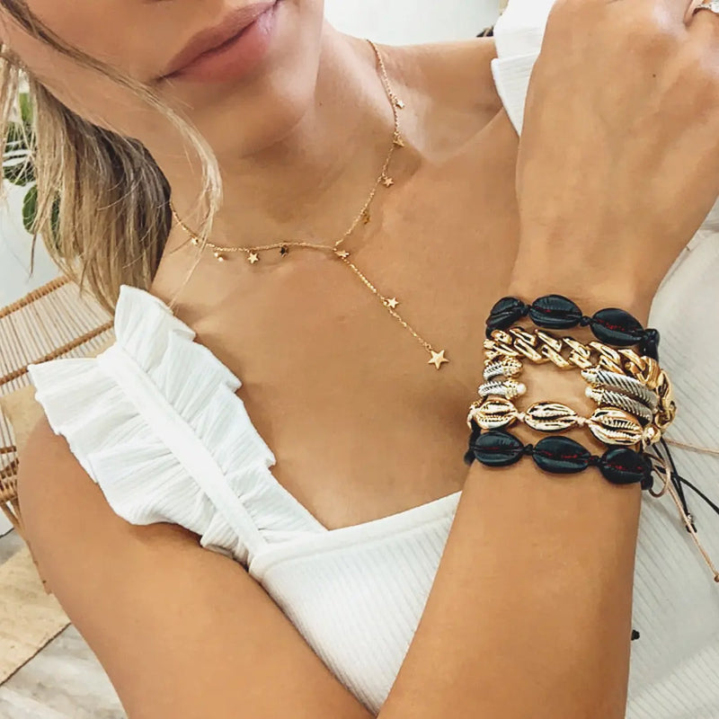 Trendy Cowrie Bracelet - PRINZZESA BOUTIQUE