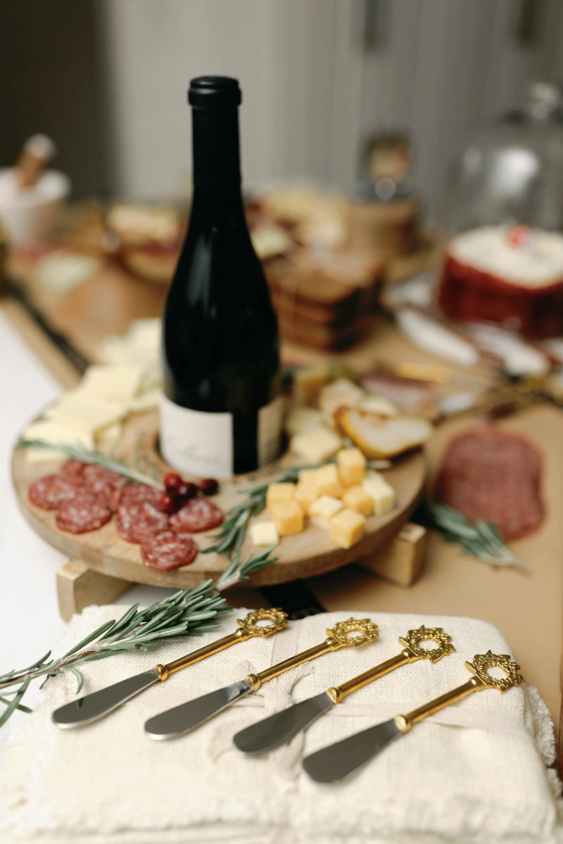 Wine Holder Cheese Board - PRINZZESA BOUTIQUE