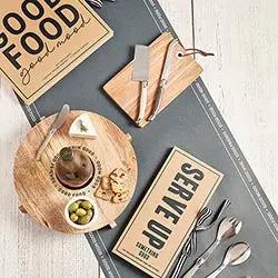 Wine Holder Cheese Board - PRINZZESA BOUTIQUE