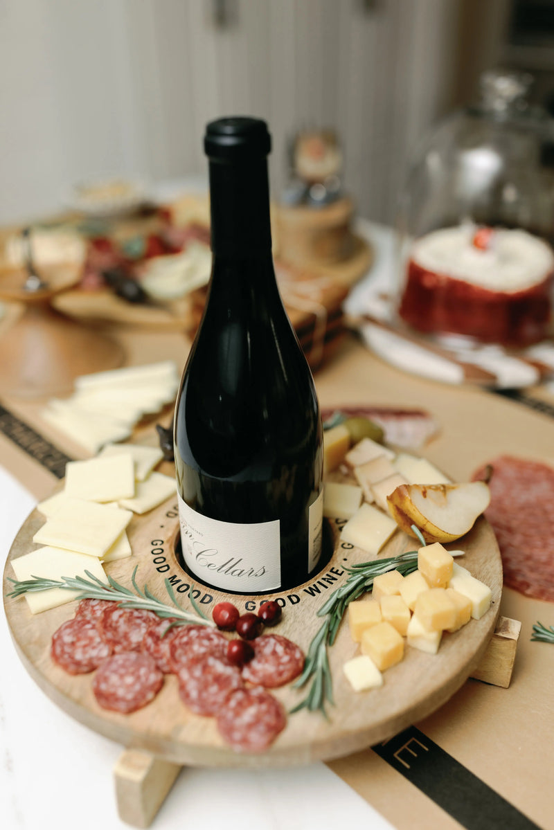 Wine Holder Cheese Board - PRINZZESA BOUTIQUE