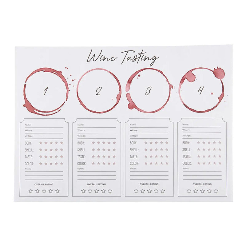 Wine Tasting Placement Mat - PRINZZESA BOUTIQUE
