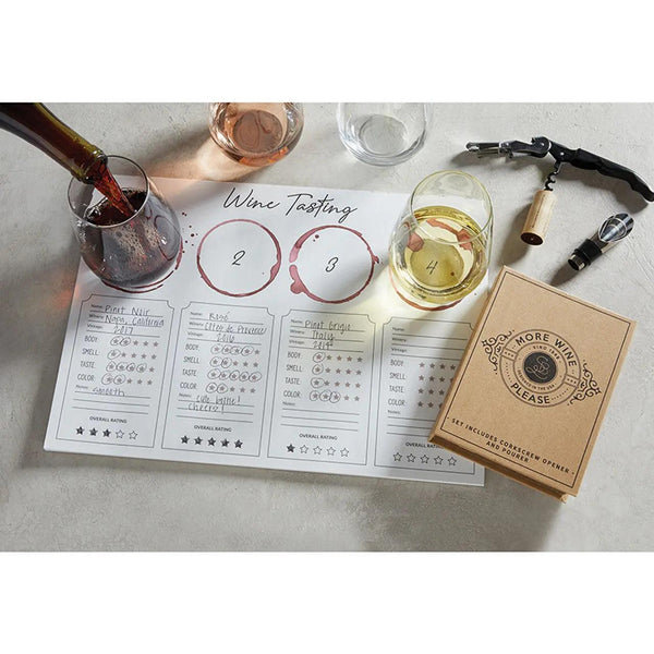 Wine Tasting Placement Mat - PRINZZESA BOUTIQUE