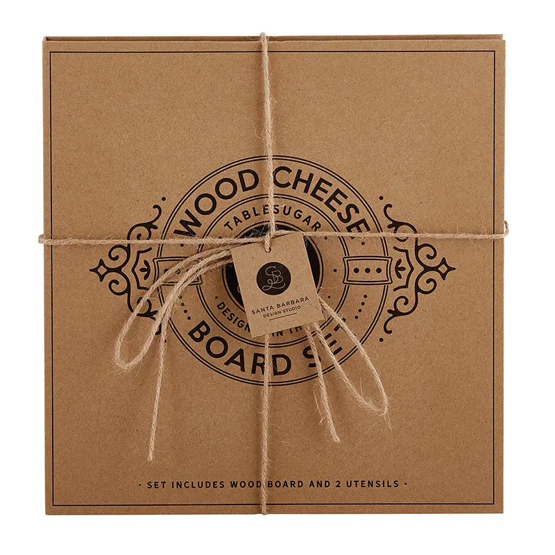 Wood Cheese Board Set - PRINZZESA BOUTIQUE