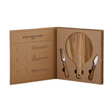 Wood Cheese Board Set - PRINZZESA BOUTIQUE