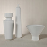 Ojai White Ceramic Vase