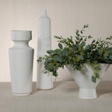 Ojai White Ceramic Vase