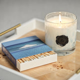 Apothecary Guild Opal Glass Small Candle Jar - Sunset Beach