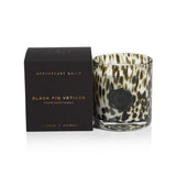 Apothecary Guild Opal Glass Small Candle Jar - Black Fig Vetiver