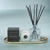 Apothecary Guild Opal Glass Mini Candle Jar - Sunset Beach