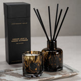 Apothecary Guild Opal Glass Mini Candle Jar - Cedar Leaf & Hinoki Cypress