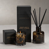 Apothecary Guild Opal Glass Mini Candle Jar - Cedar Leaf & Hinoki Cypress