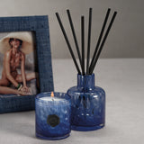 Apothecary Guild Opal Glass Reed Diffuser - Sea Salt & Coastal Mist