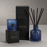 Apothecary Guild Opal Glass Reed Diffuser - Sea Salt & Coastal Mist