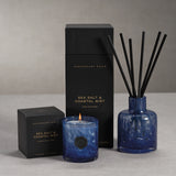 Apothecary Guild Opal Glass Reed Diffuser - Sea Salt & Coastal Mist