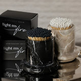 Black Marble Marbella Light My Fire Matches - 150 Pack