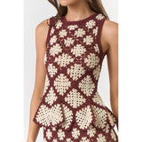 White Lotus Crochet Top - PRINZZESA BOUTIQUE