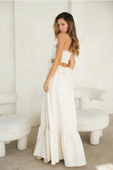 Gwenivere Ivory Maxi Dress