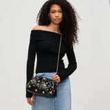 Carey Studded Clutch Black - PRINZZESA BOUTIQUE