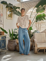 LACE FLORAL T SHIRTS