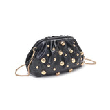 Carey Studded Clutch Black - PRINZZESA BOUTIQUE