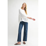BOAT NECK OVERSIZE TOP