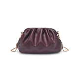 Carey Studded Clutch Wine - PRINZZESA BOUTIQUE