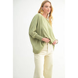 BOAT NECK OVERSIZE TOP