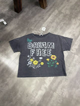 Dream Free Charcoal Tee