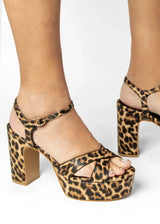 Gwen in Leopard Print Heel