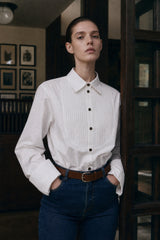 Tuxedo Shirt White