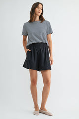 ELASTIC WIAST SHORTS