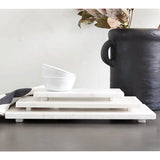 Small White Marble Tray - PRINZZESA BOUTIQUE