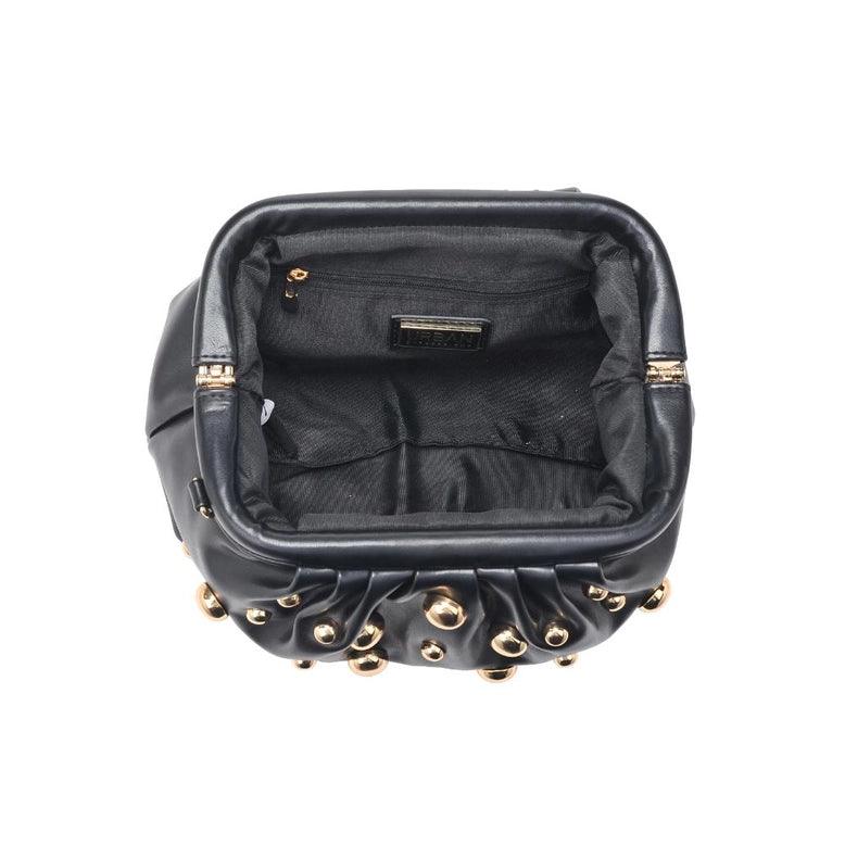 Carey Studded Clutch Black - PRINZZESA BOUTIQUE