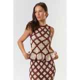 White Lotus Crochet Top - PRINZZESA BOUTIQUE